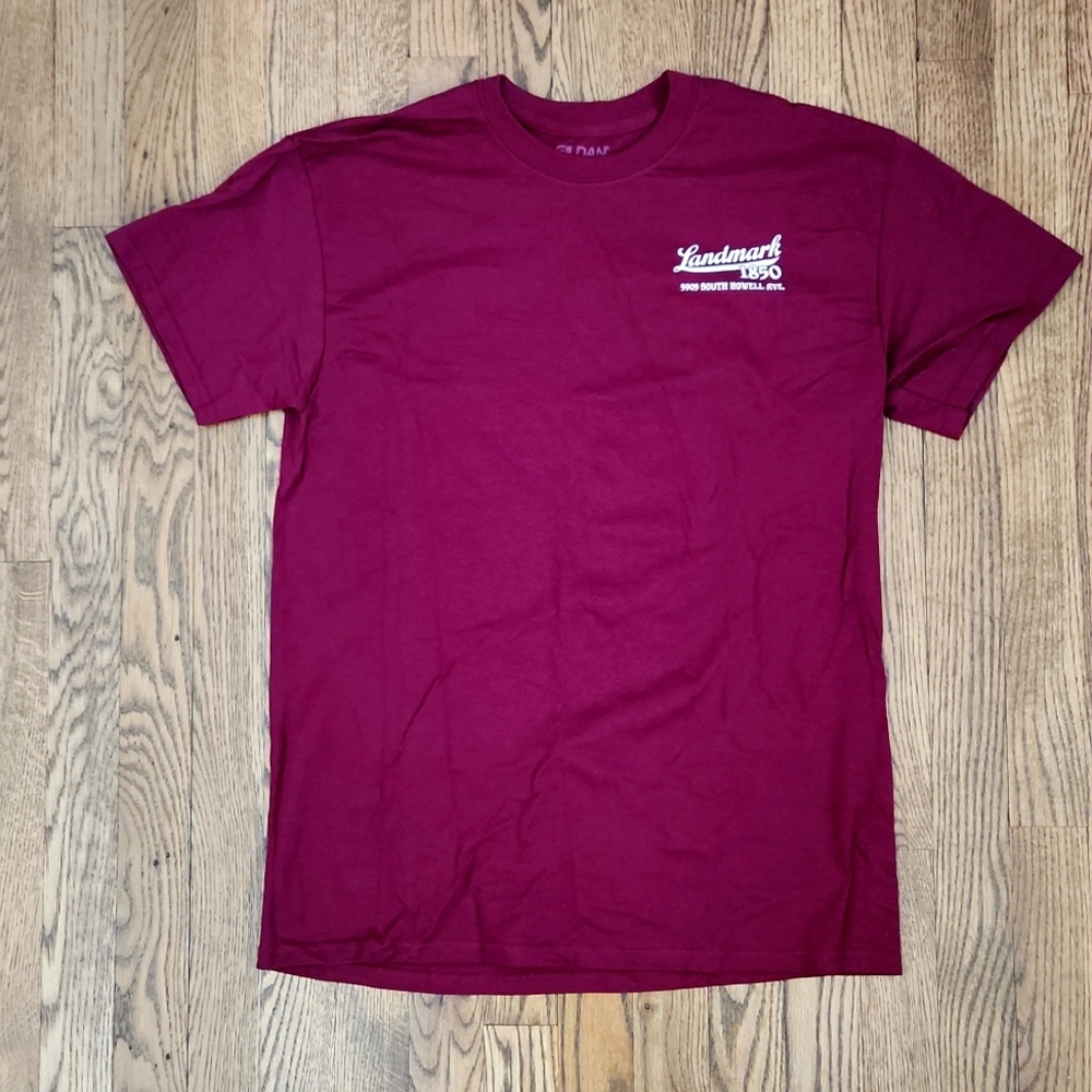Landmark 1850 T shirt unisex M Maroon